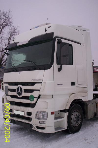 Zabudowa w samochodzie ciężarowym Mercedes Actros